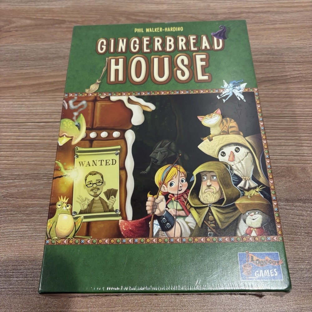 Gingerbread House Board Game Brand New Sealed Lookout  Family Fun‎